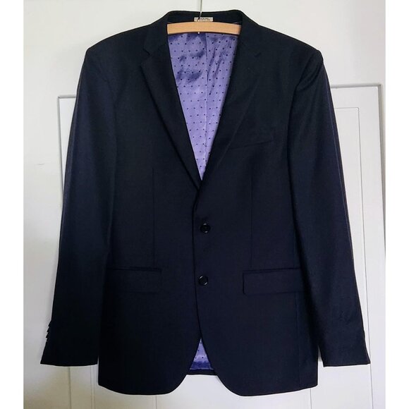 Joseph Abboud Men's Slim Fit Wool Blazer in Navy (38 US) - Picture 1 of 3